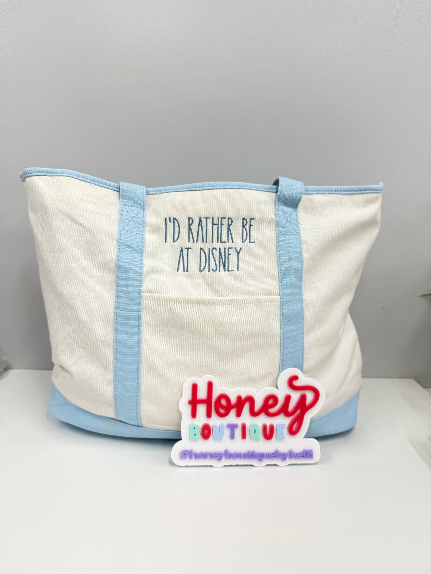 Canvas Tote Bags - Embroidered Personalized Custom Tote Bag