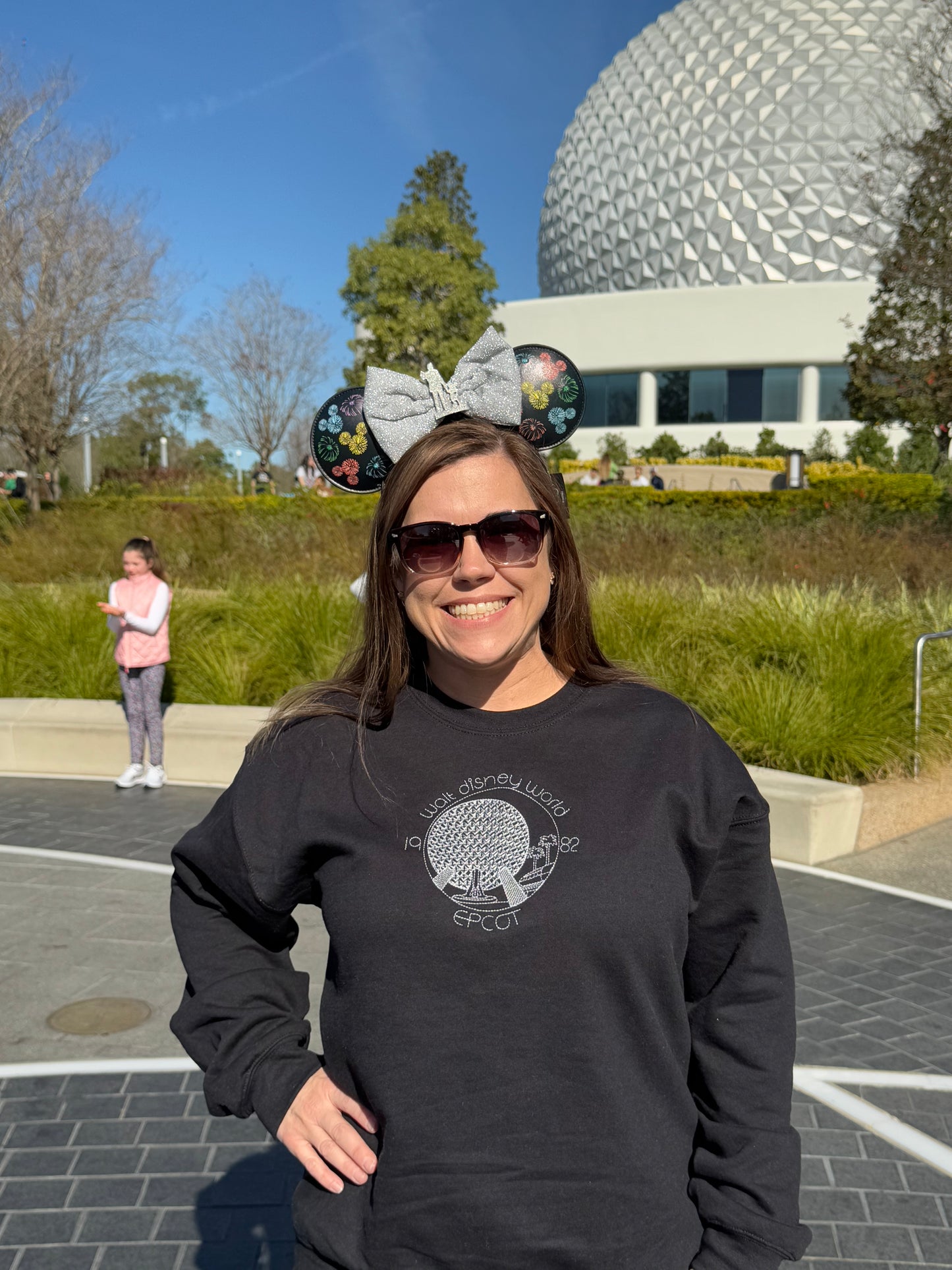 Epcot Inspired Embroidered Sweatshirt
