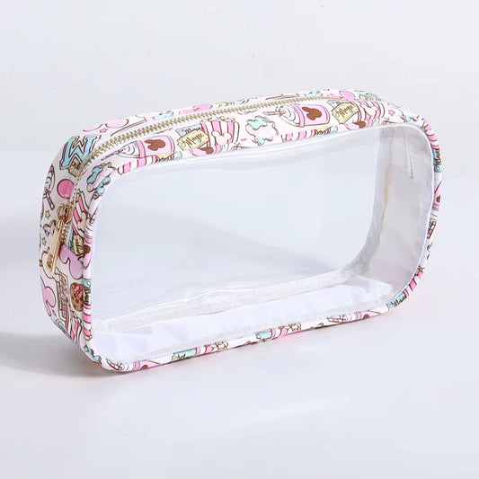 Magical Snacks Clear Cosmetic Bags