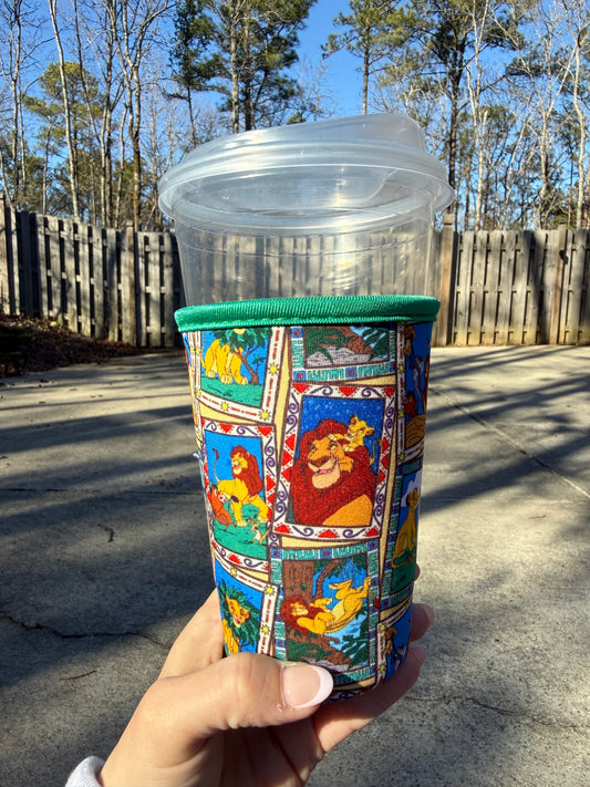 Lion Friends Coffee Sleeve