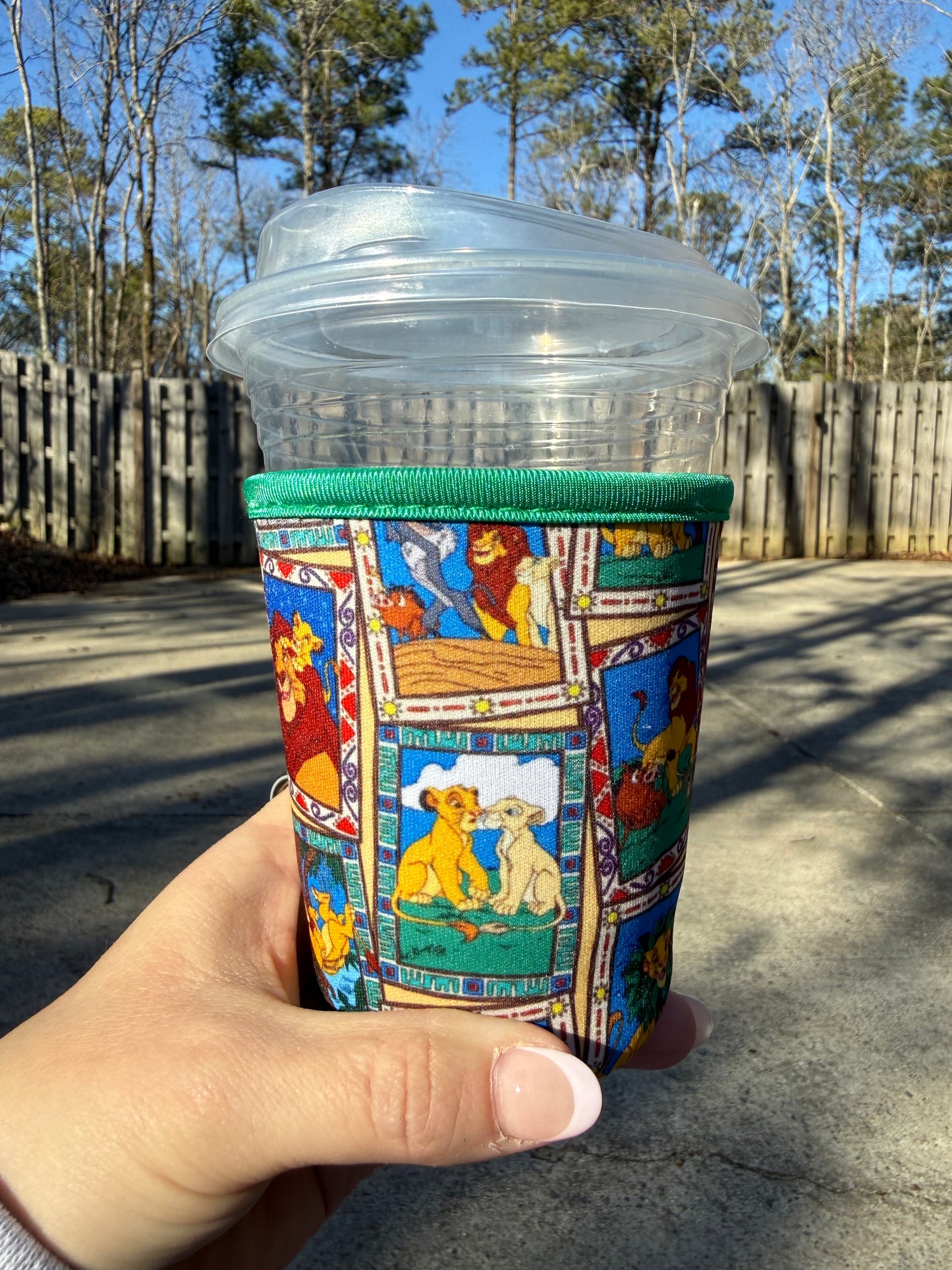 Lion Friends Coffee Sleeve