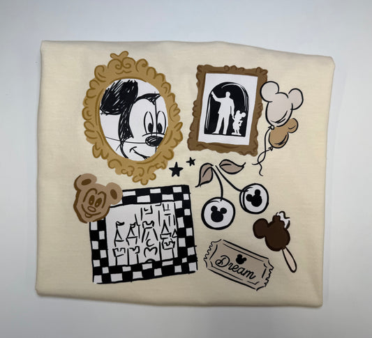 Walt and Mouse Coquette Comfort Colors Shirt