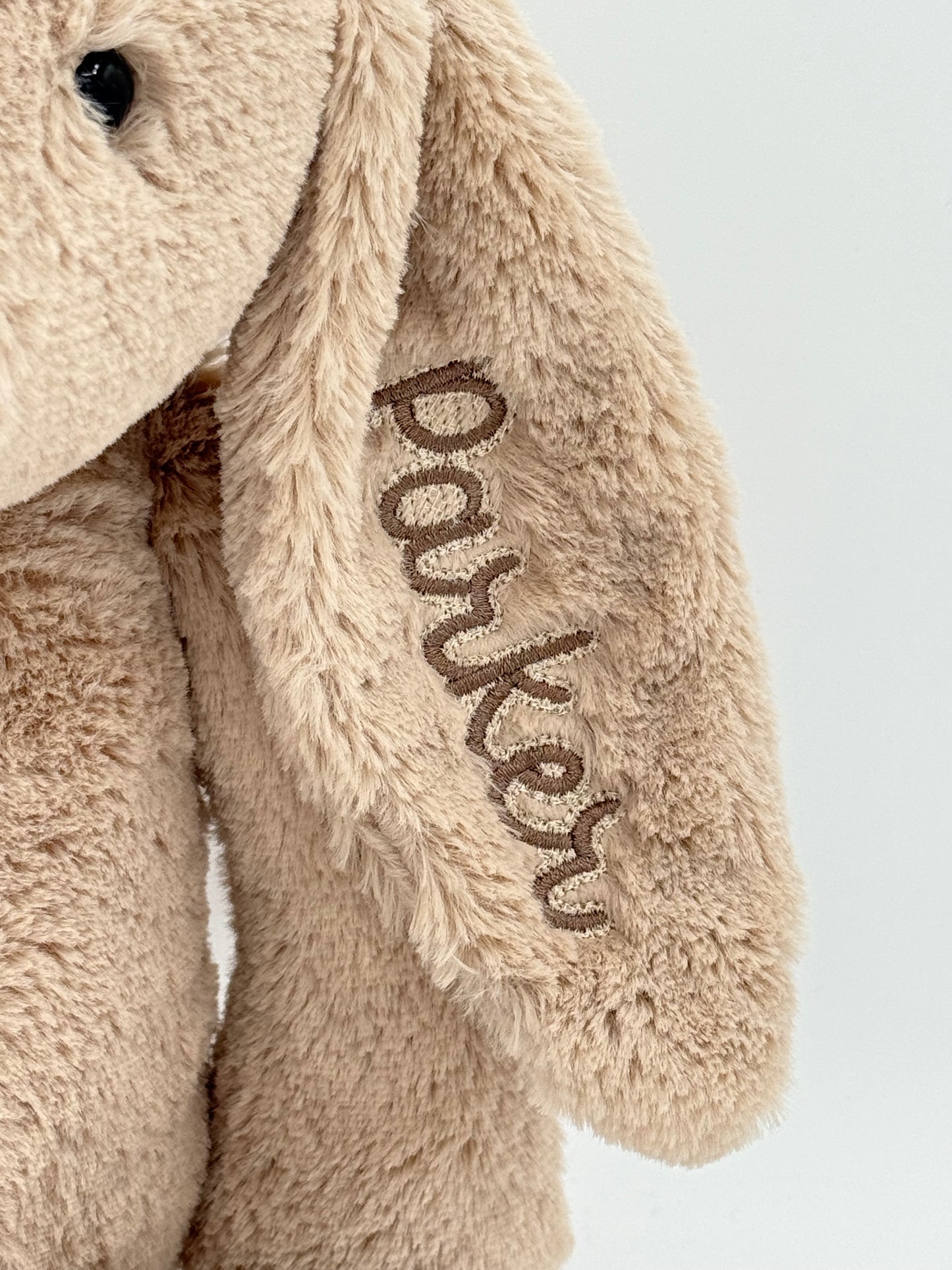 16" Personalized Bunny Stuffed Animal - Embroidered Easter Bunny