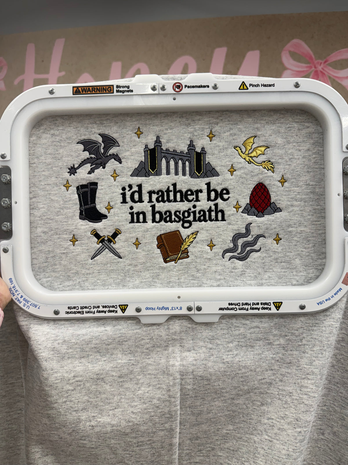 Basgiath Embroidered Sweatshirt