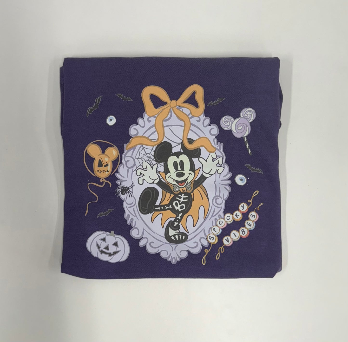 Vampire Skeleton Mouse Spooky Vibes Comfort Colors Shirt