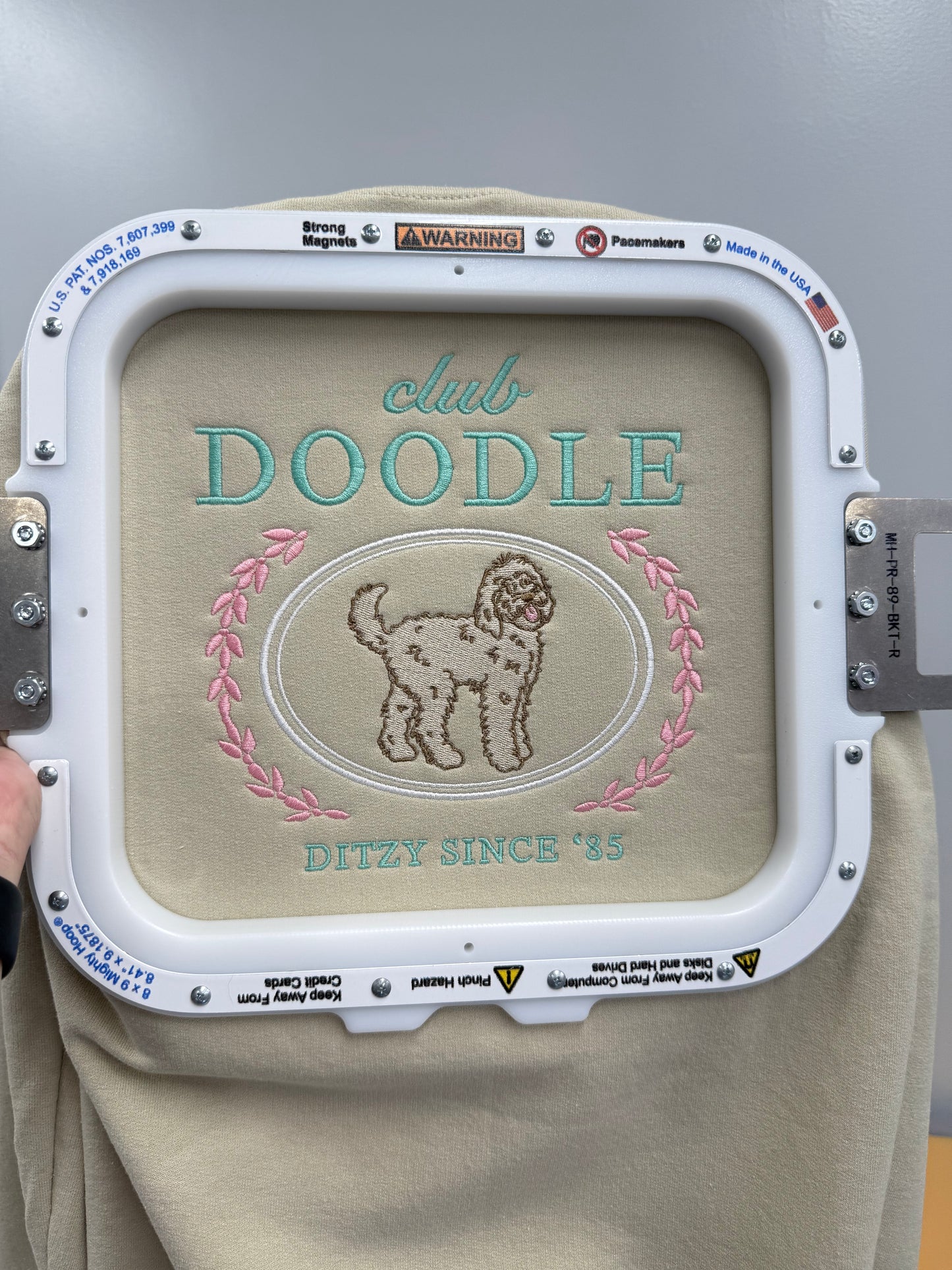 Club Doodle Goldendoodle Embroidered Sweatshirt