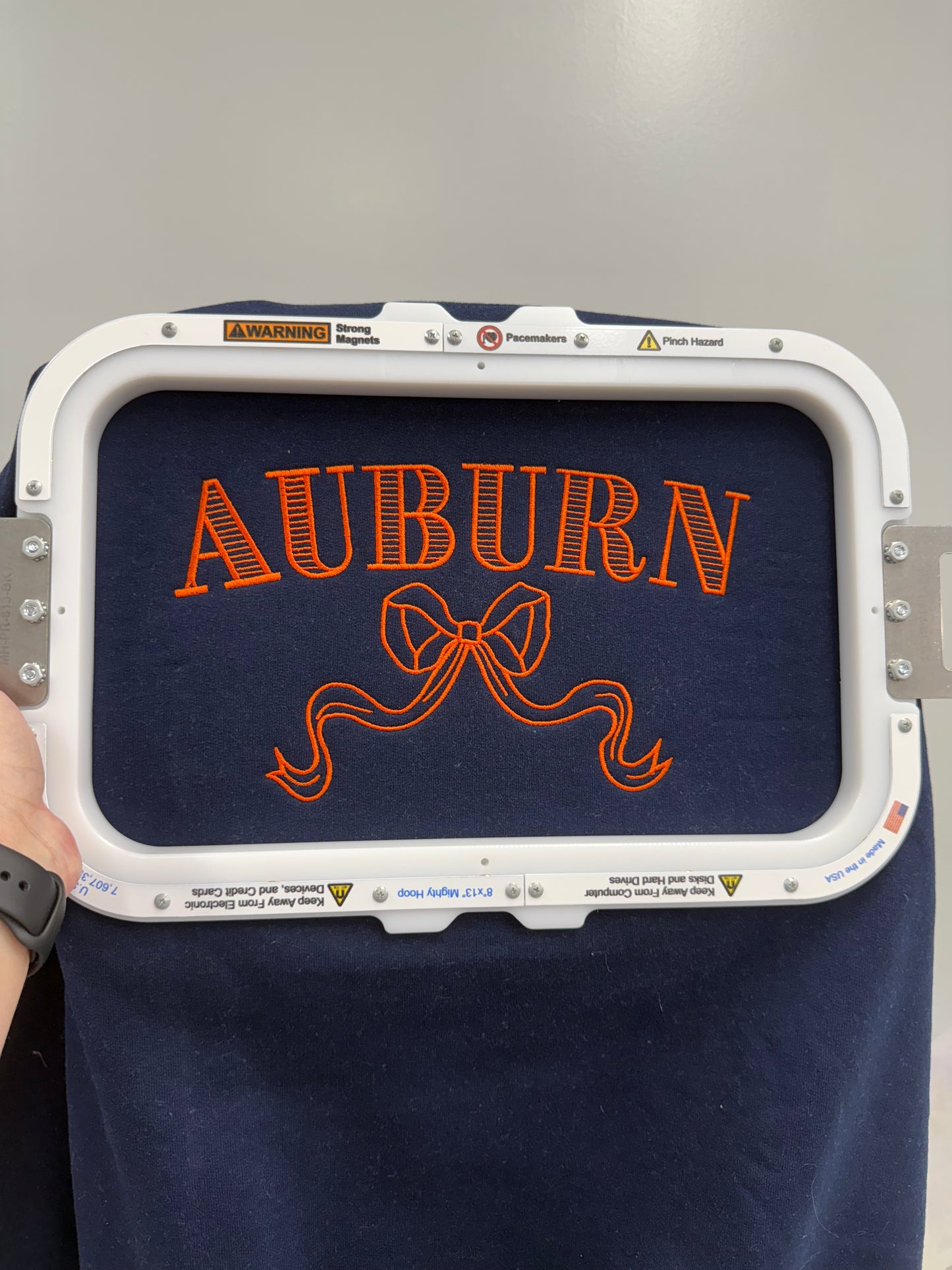 Auburn Coquette Embroidered Sweatshirt