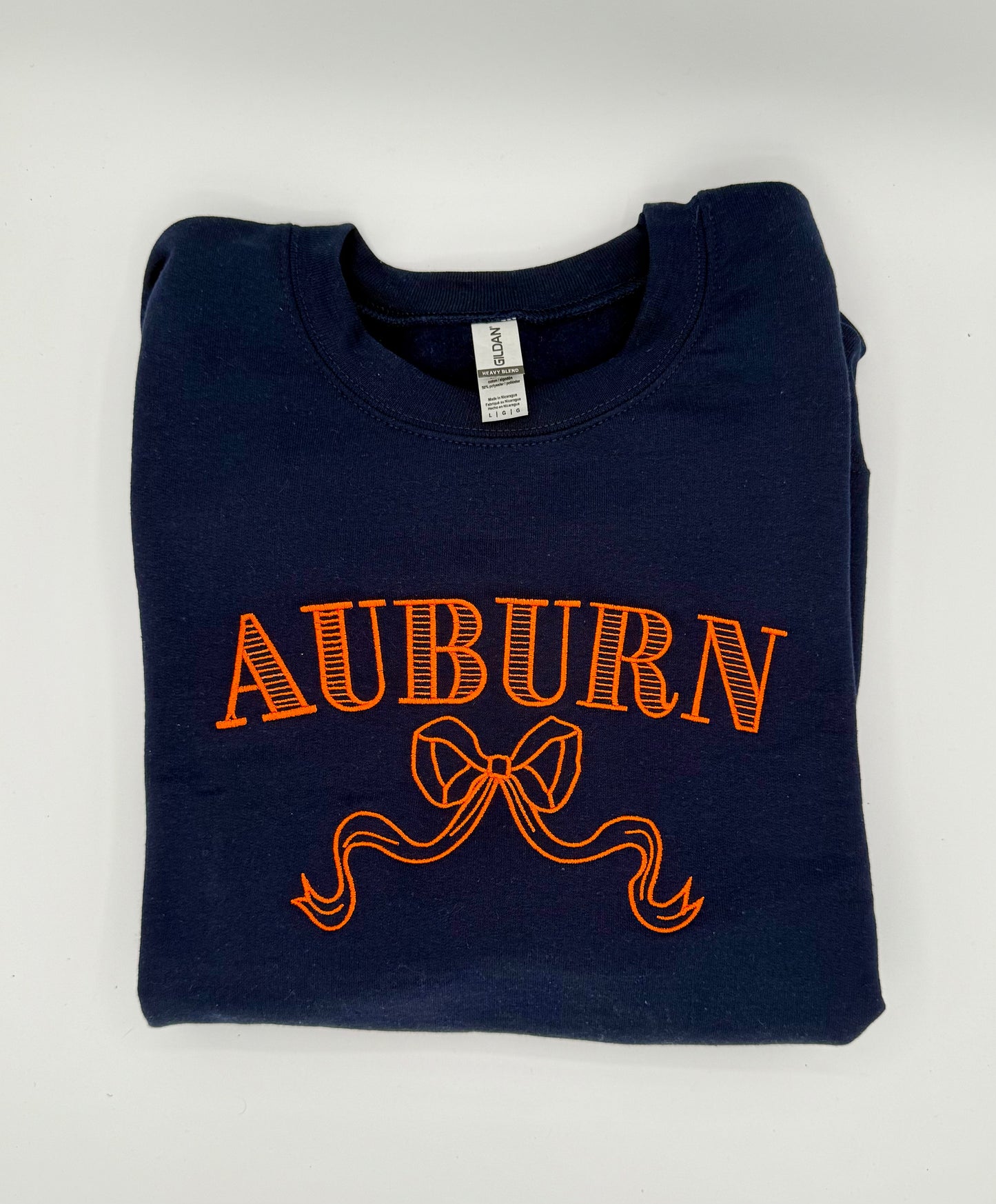 Auburn Coquette Embroidered Sweatshirt