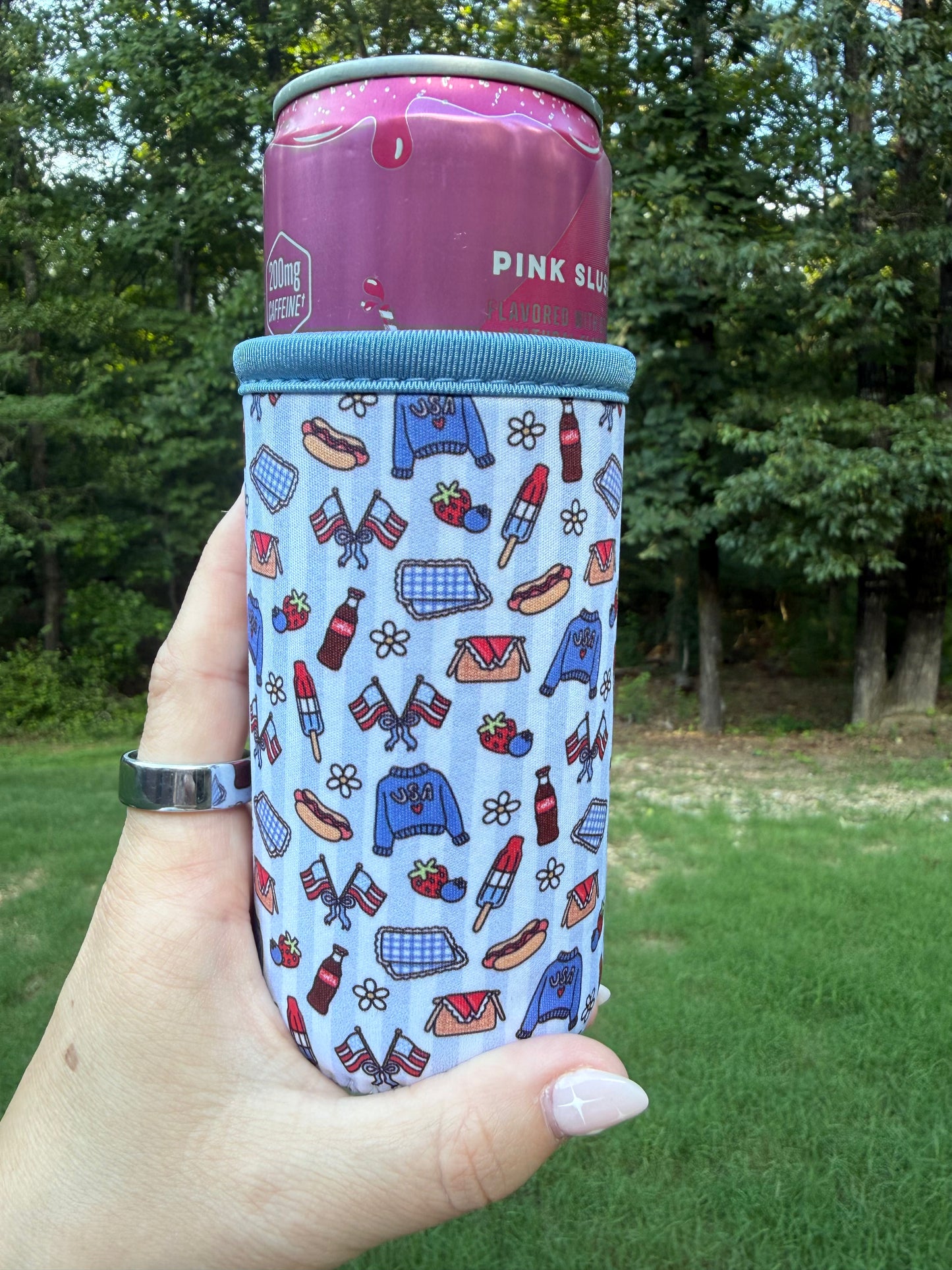 American Girly SLIM Can Drink Sleeves