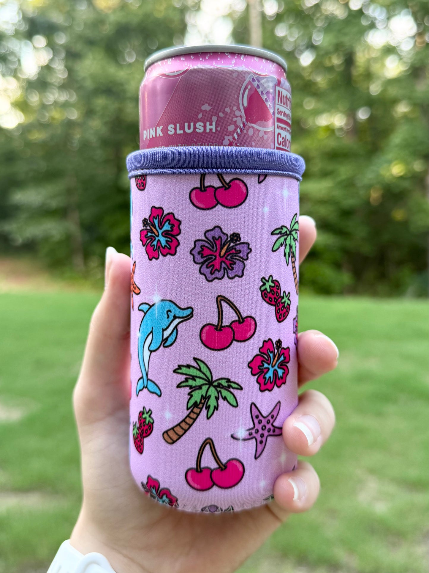 Summer Girly SLIM Can Drink Sleeves
