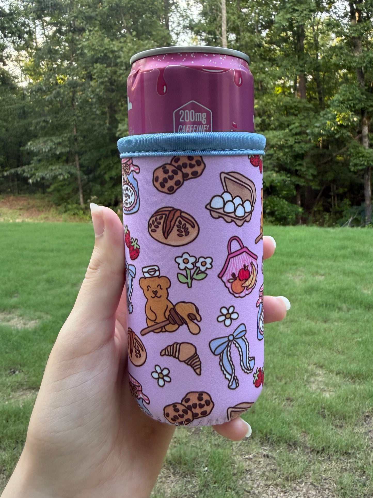 Farmers Market Girly SLIM Can Drink Sleeves