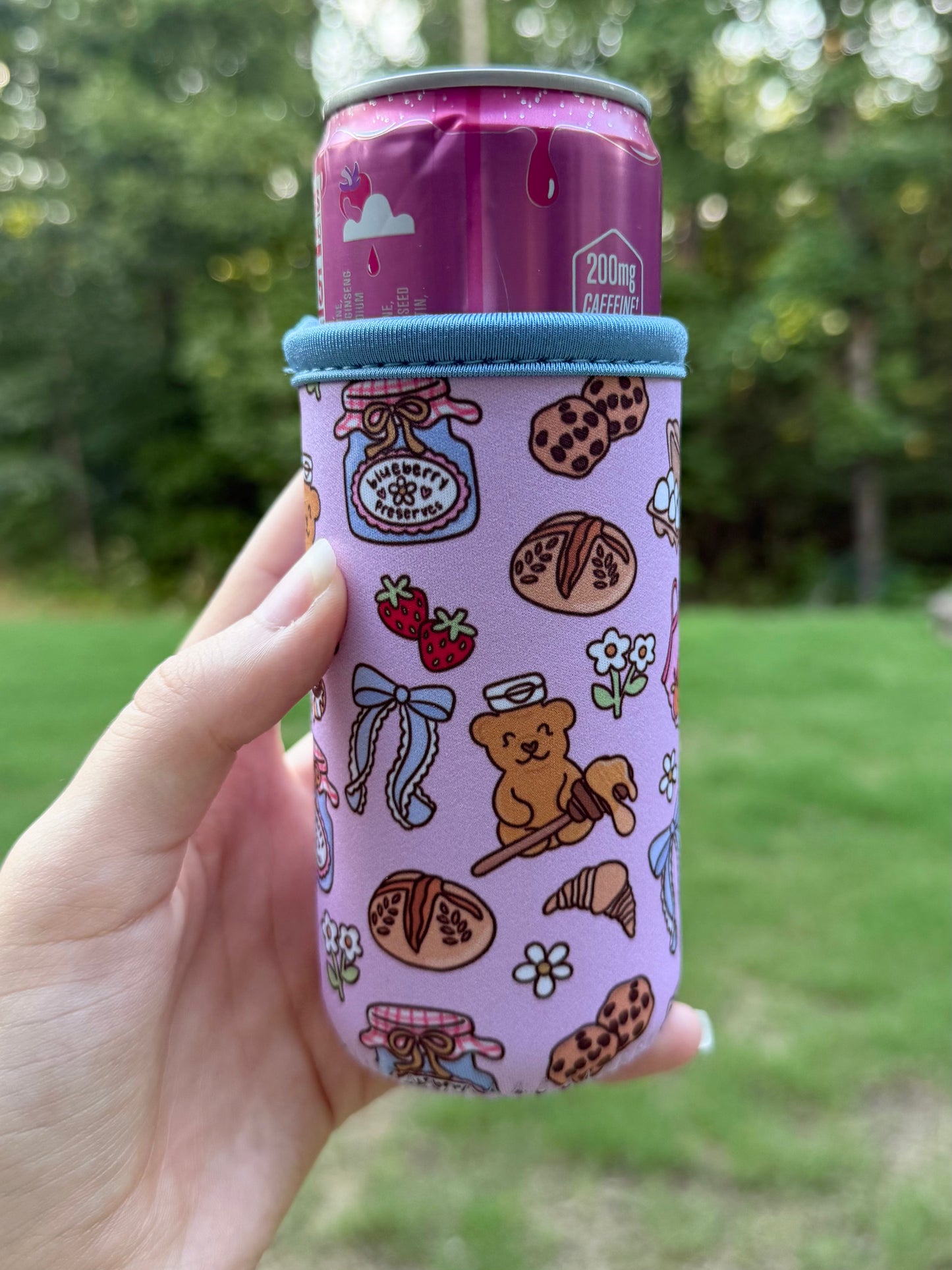 Farmers Market Girly SLIM Can Drink Sleeves