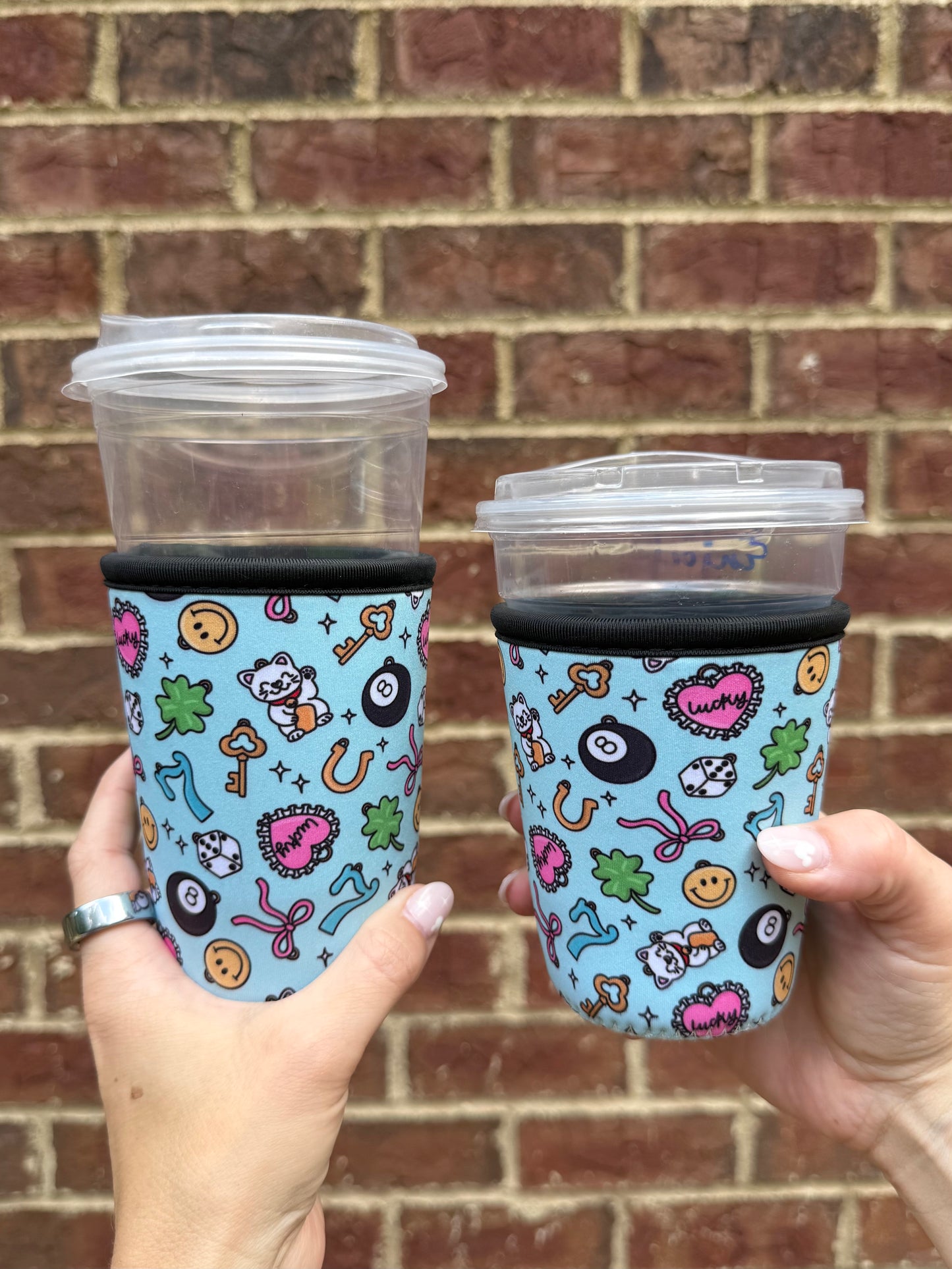 Lucky Girl Iced Drink Sleeve - Coffee Sleeve
