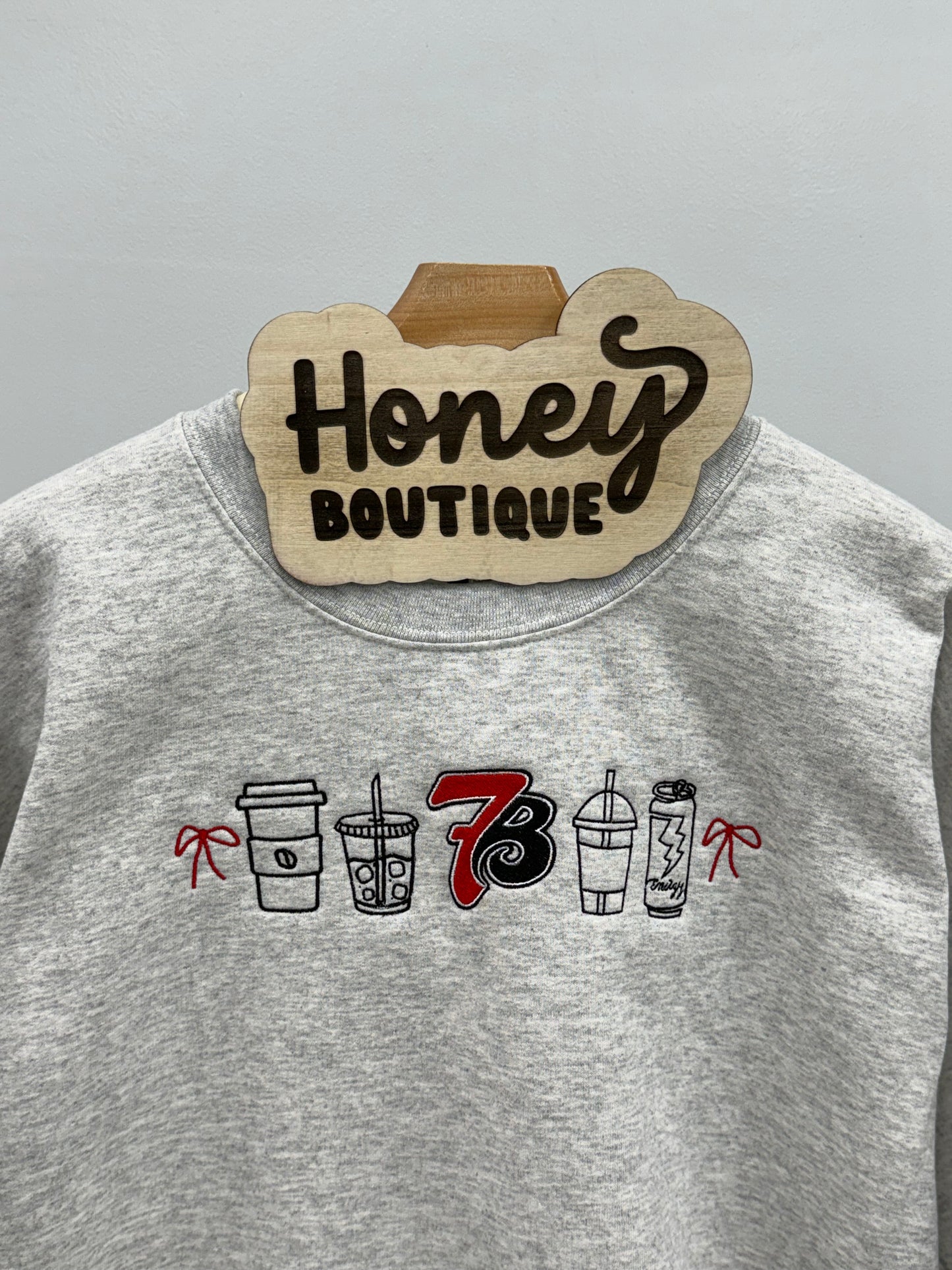 7 Brew Icons Embroidered Sweatshirt