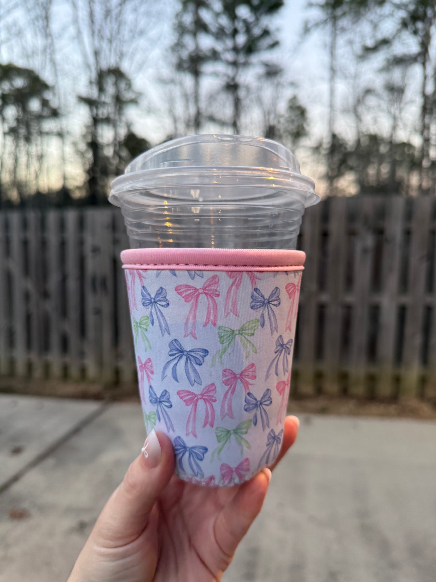 Coquette Bows Coffee Sleeves