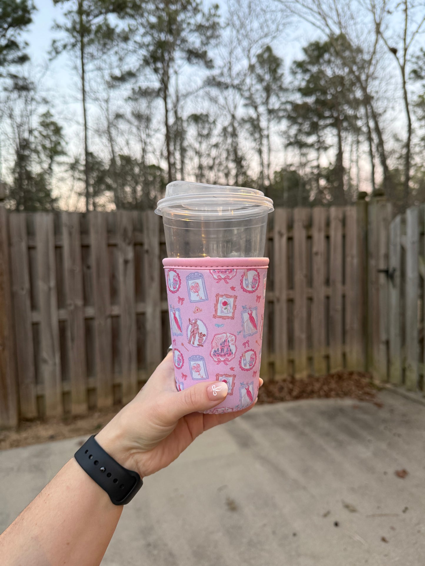 Pink Frames Coffee Sleeves