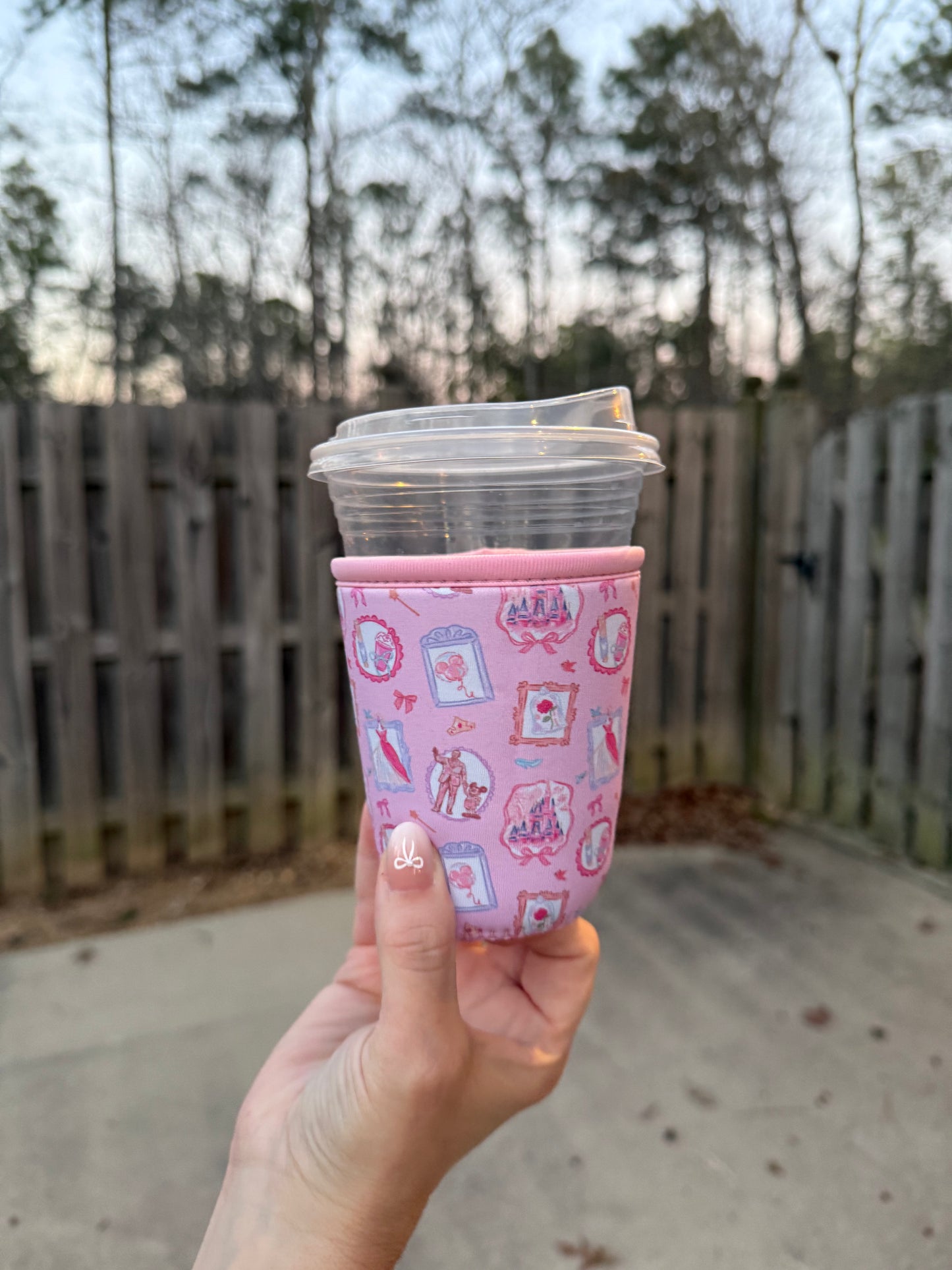 Pink Frames Coffee Sleeves