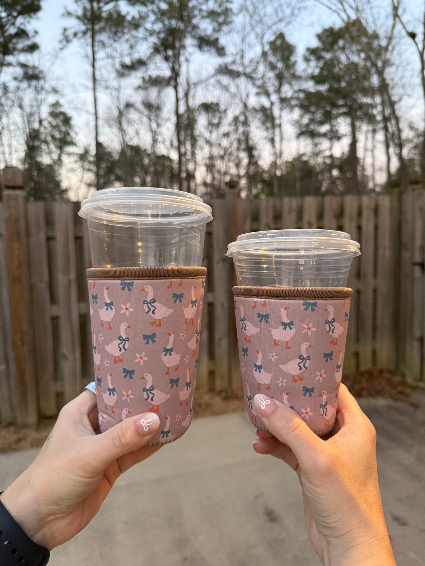 Vintage Geese Coffee Sleeve