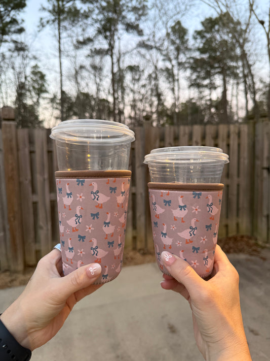 Vintage Geese Coffee Sleeve