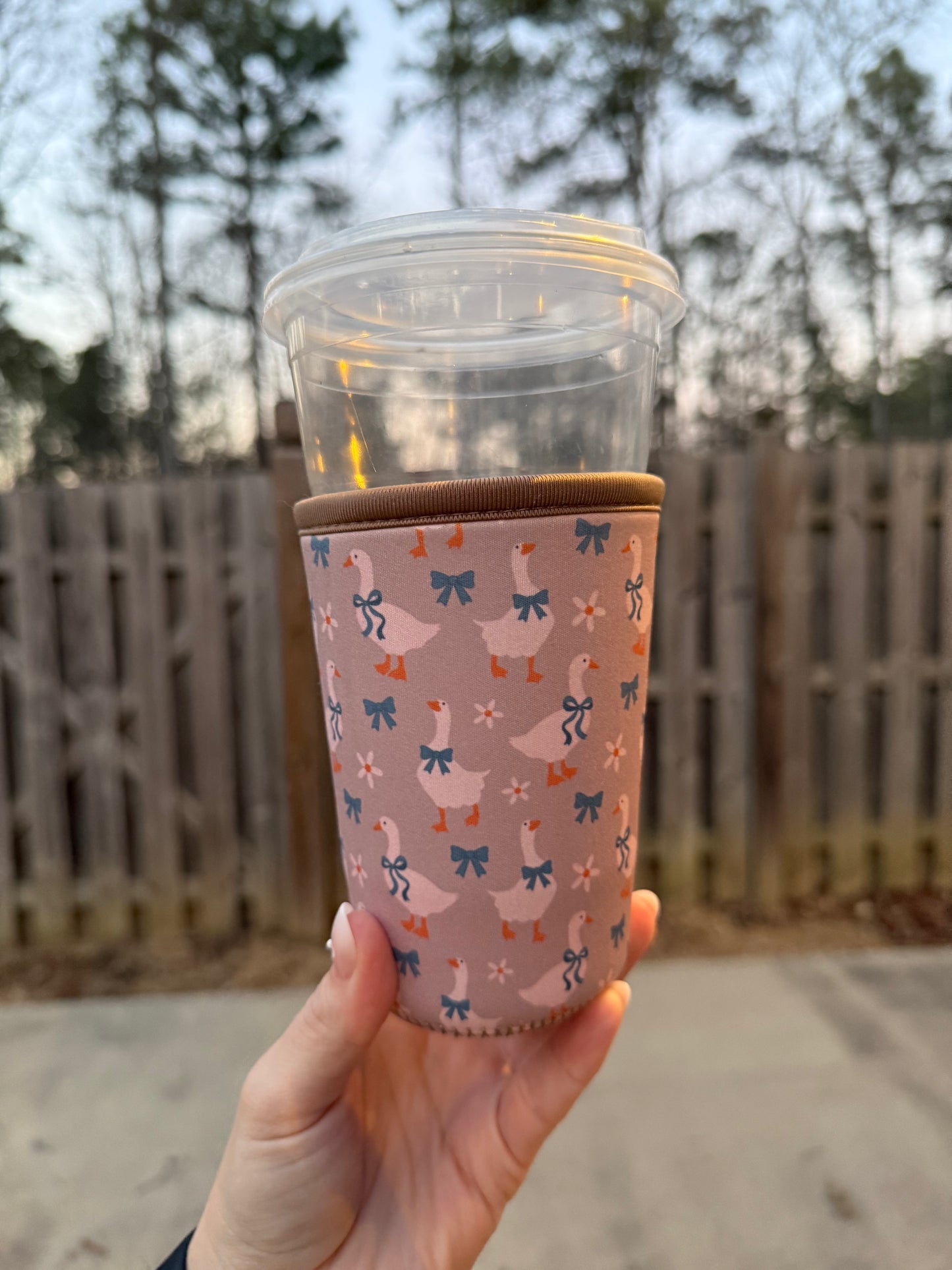 Vintage Geese Coffee Sleeve