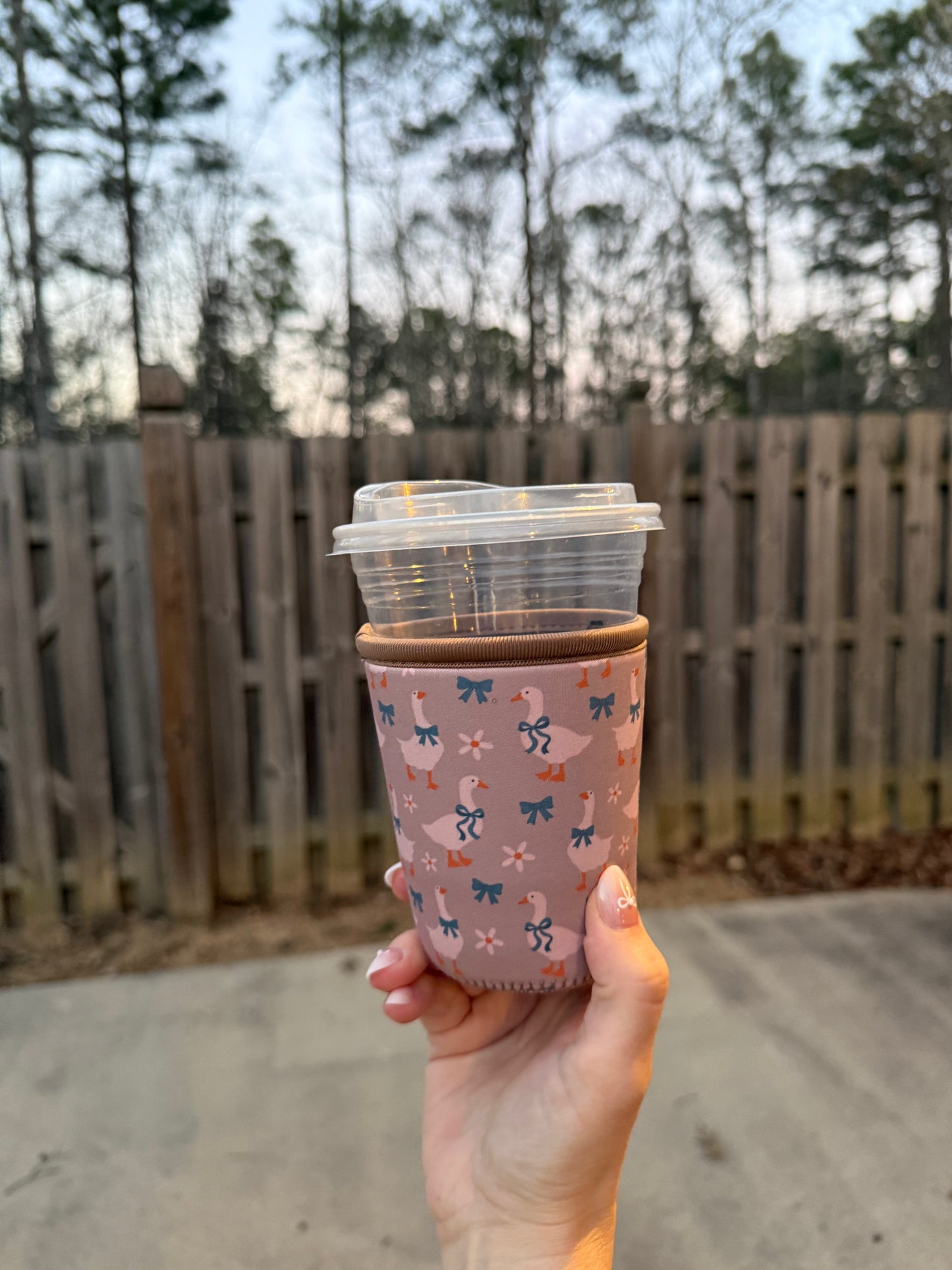 Vintage Geese Coffee Sleeve