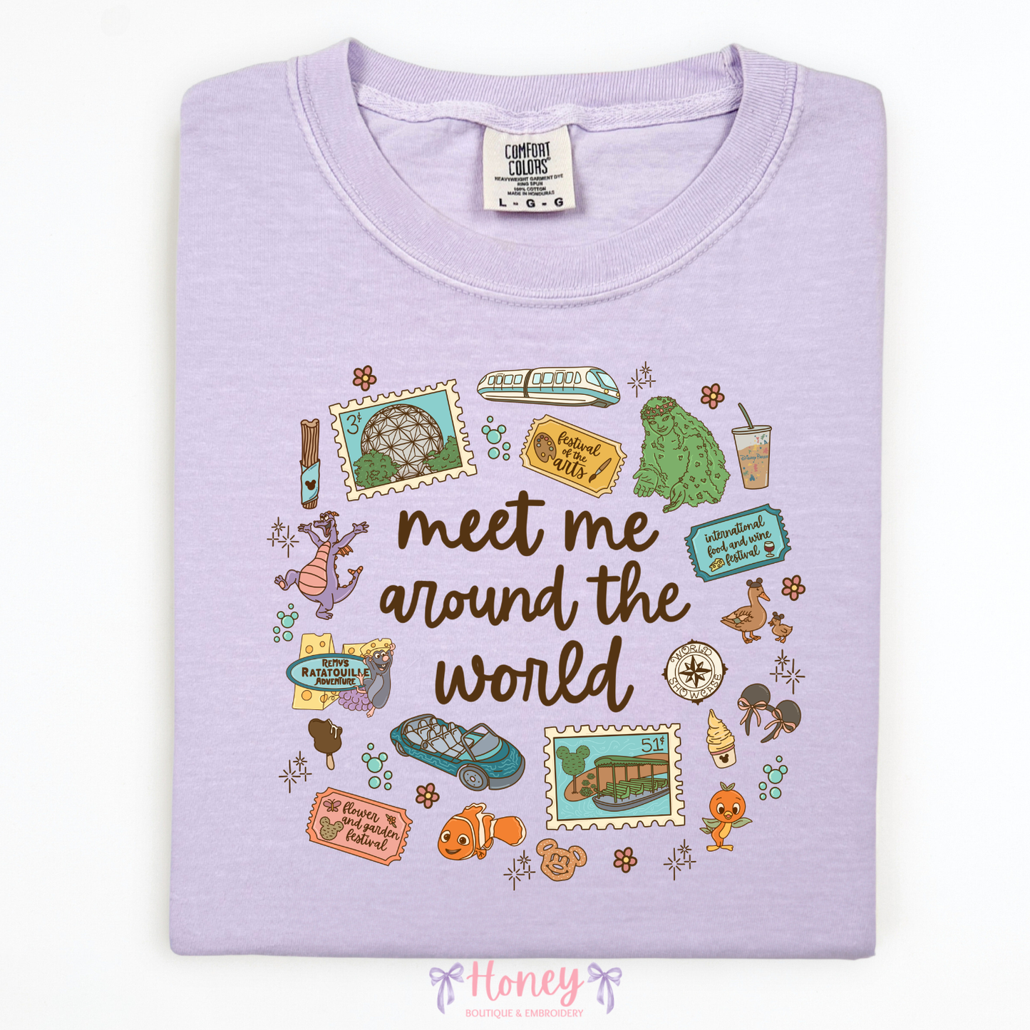 Meet Me Around The World - T-Shirt or Sweatshirt