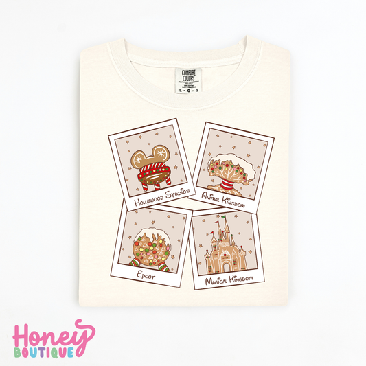 Gingerbread Park Icons Comfort Colors Shirt