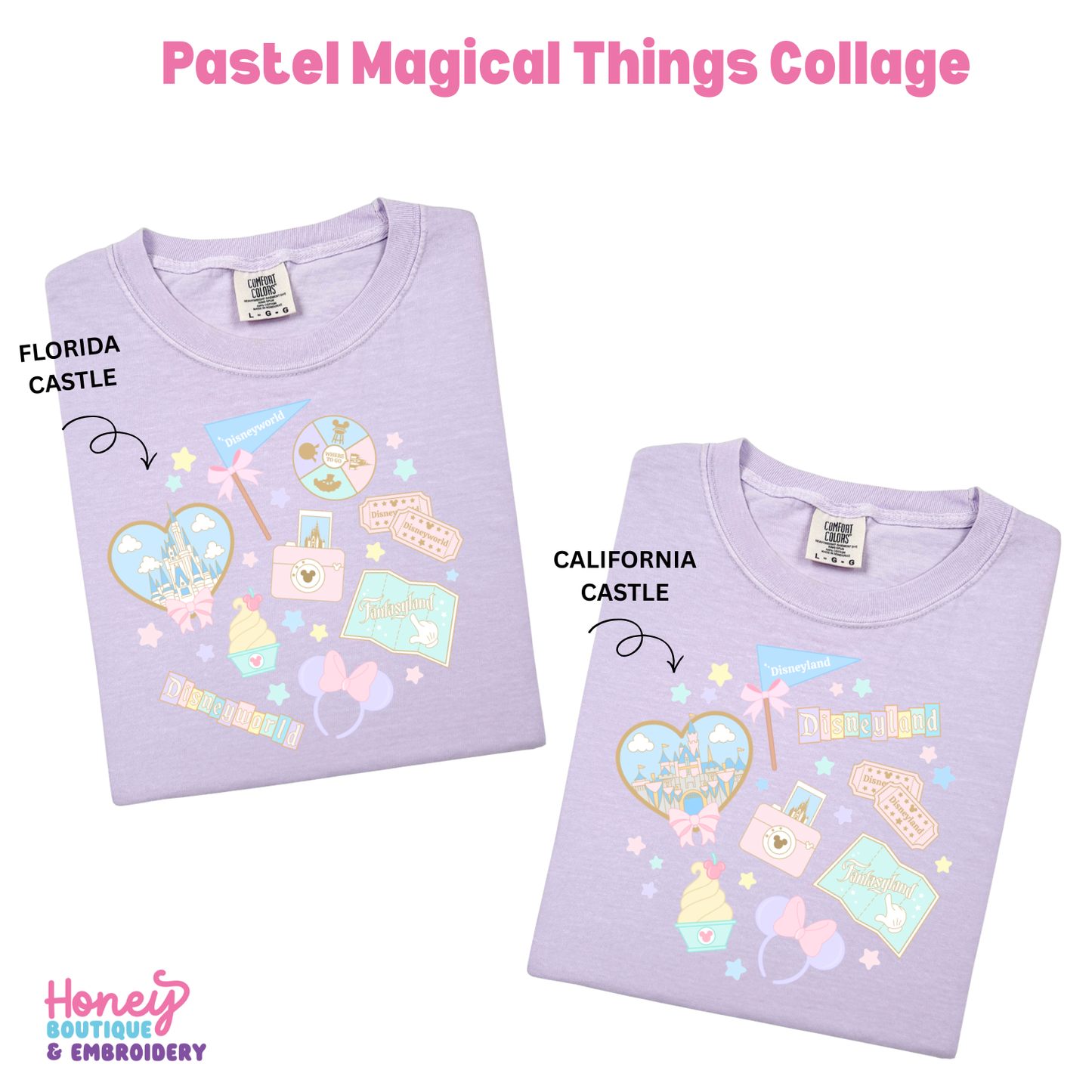 Pastel Magical Things Collage  - T-Shirt or Sweatshirt
