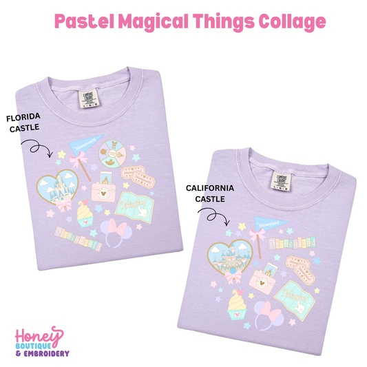 Pastel Magical Things Collage  - T-Shirt or Sweatshirt