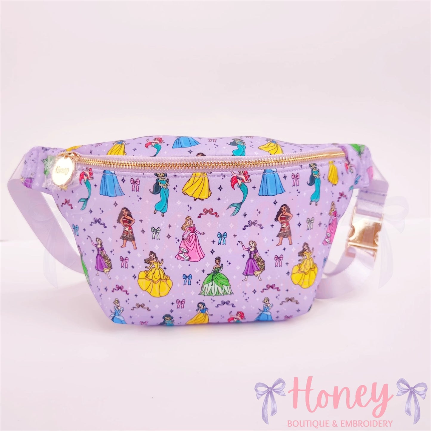 NEW Purple Princess Large Fanny Pack