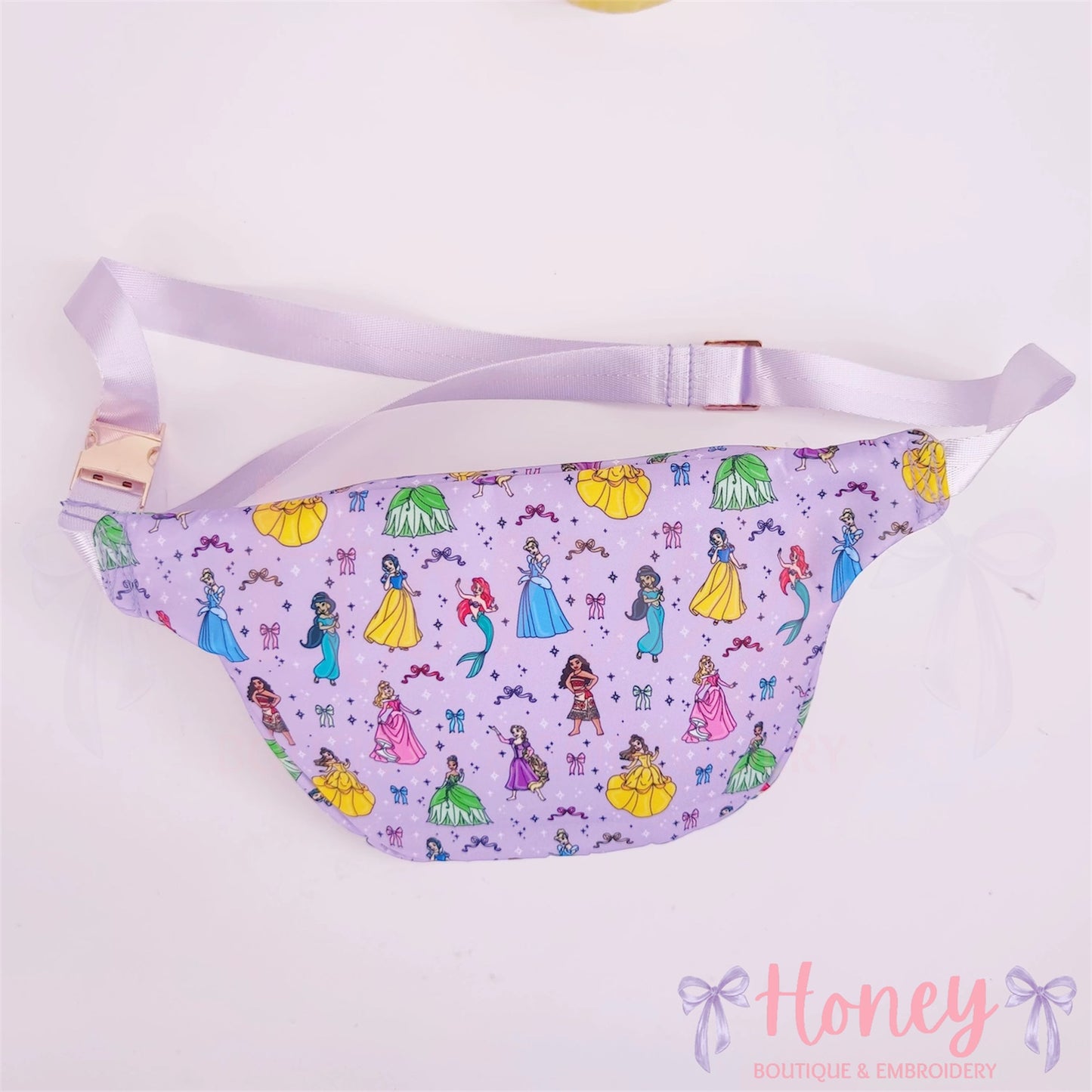 NEW Purple Princess Large Fanny Pack