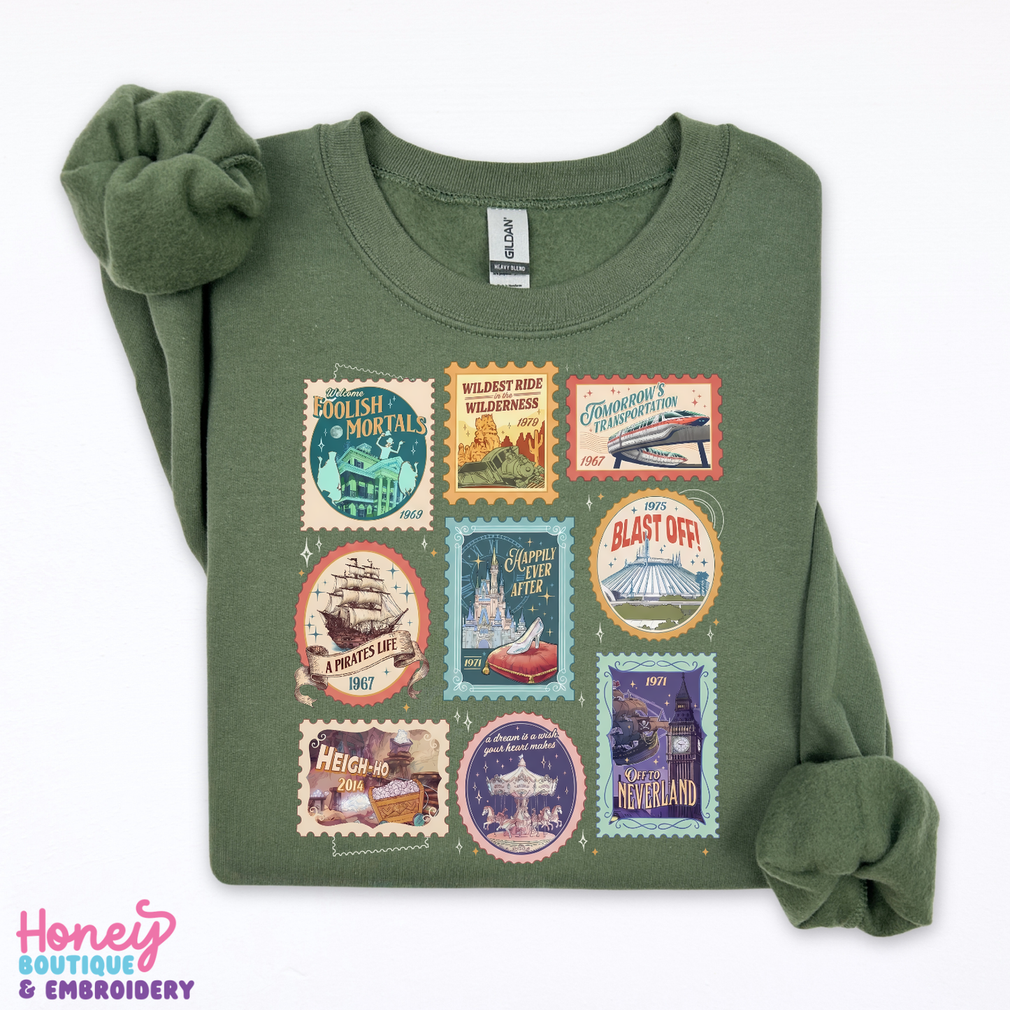 Postage Stamps MK - T-Shirt or Sweatshirt