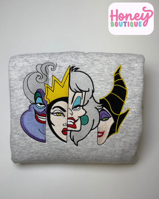 Villains Embroidered Sweatshirt