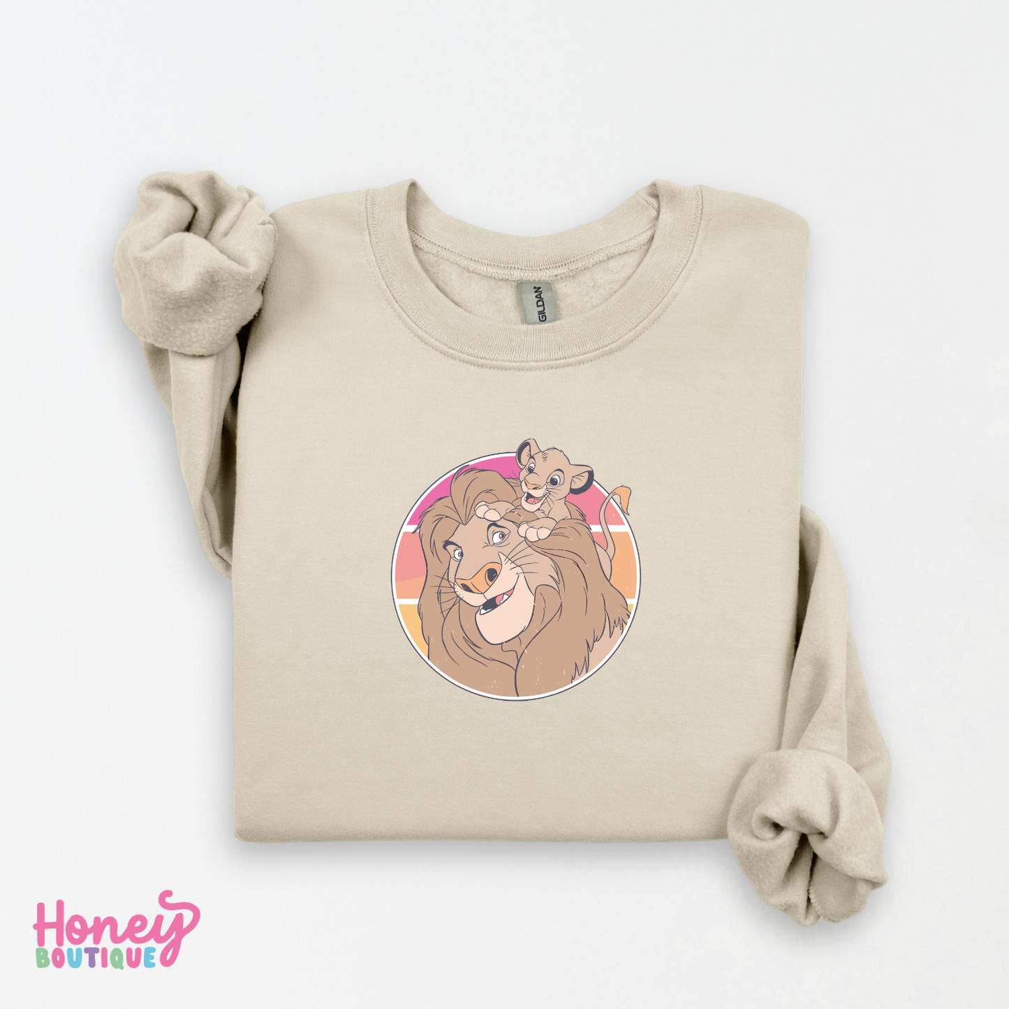 Vintage Pride Rock Lions Sweatshirt