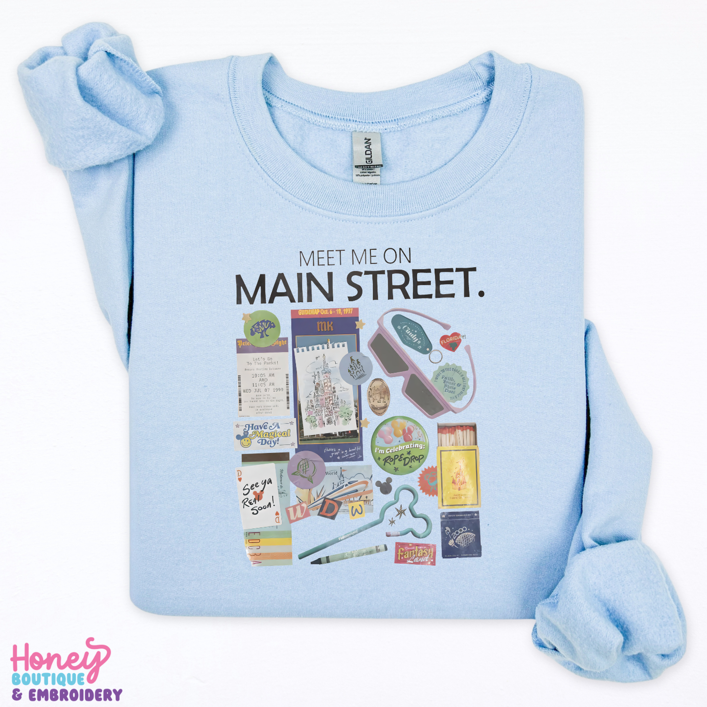 Vintage Main Street - T-Shirt or Sweatshirt