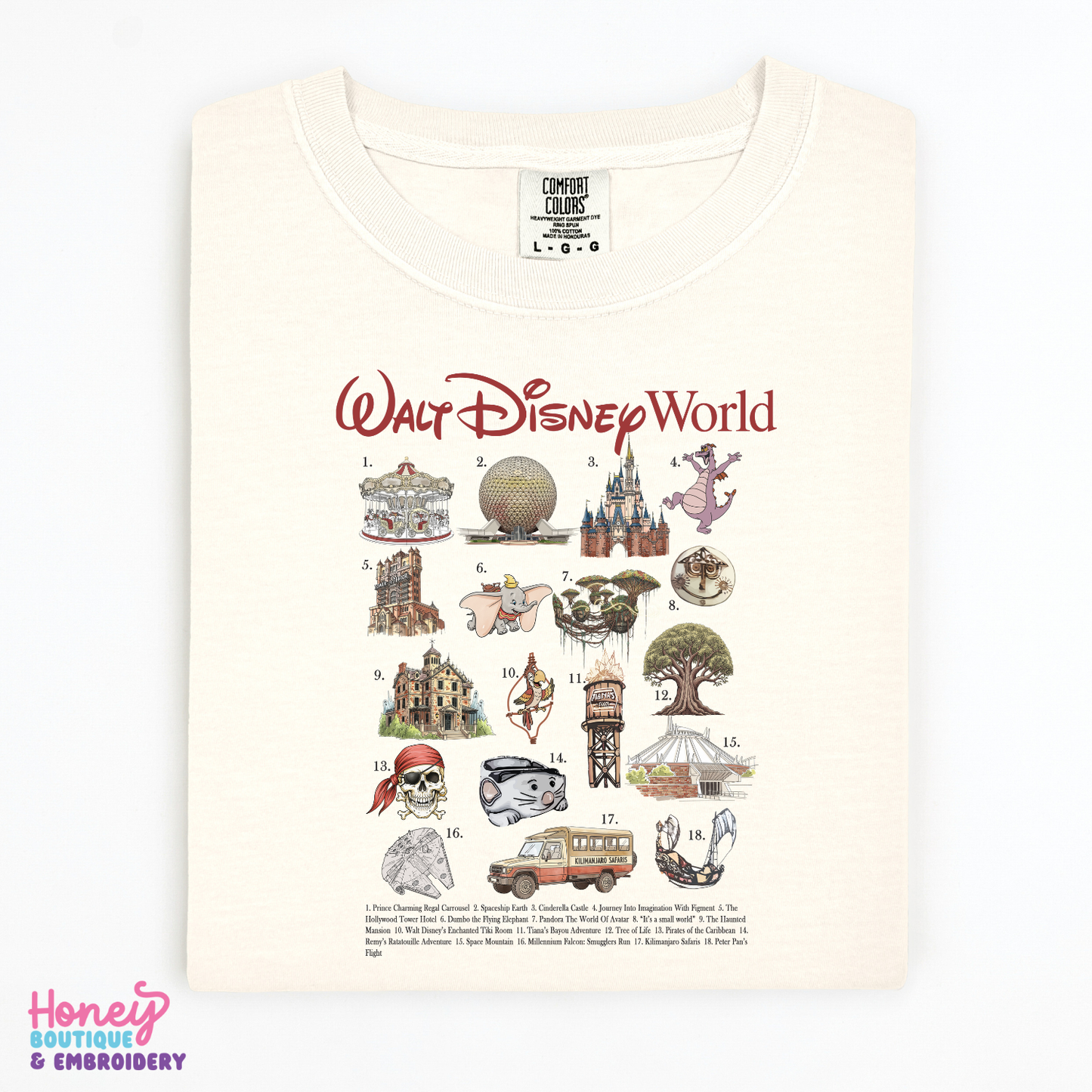 WDW Attractions - T-Shirt or Sweatshirt