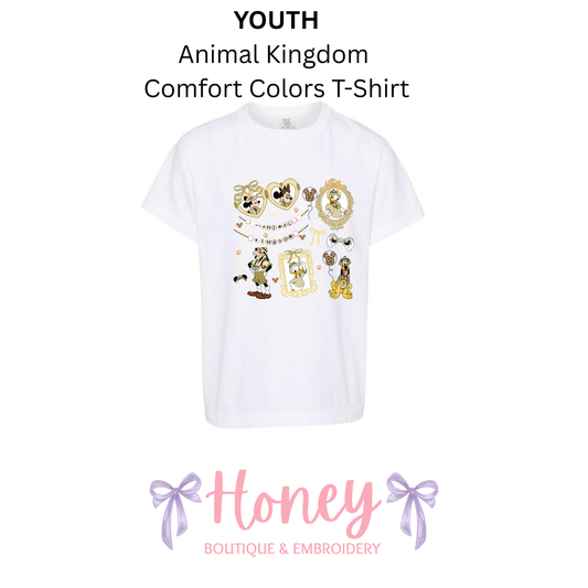 YOUTH Animal Kingdom Coquette Comfort Colors Shirt
